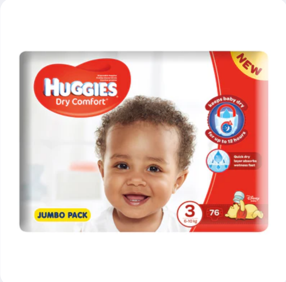 Huggies dry store comfort size 3